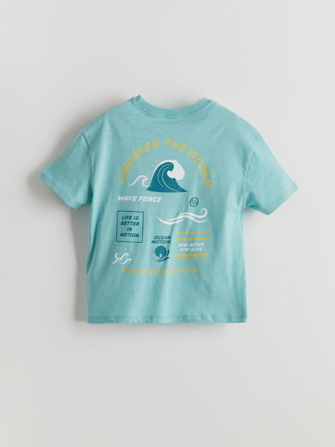 LCW Kids Crew Neck Printed BoyS T-Shirt