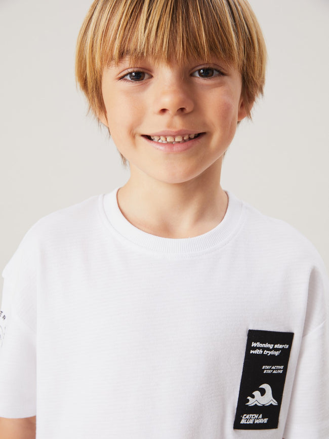 LCW Kids Crew Neck Printed BoyS T-Shirt Hover Image