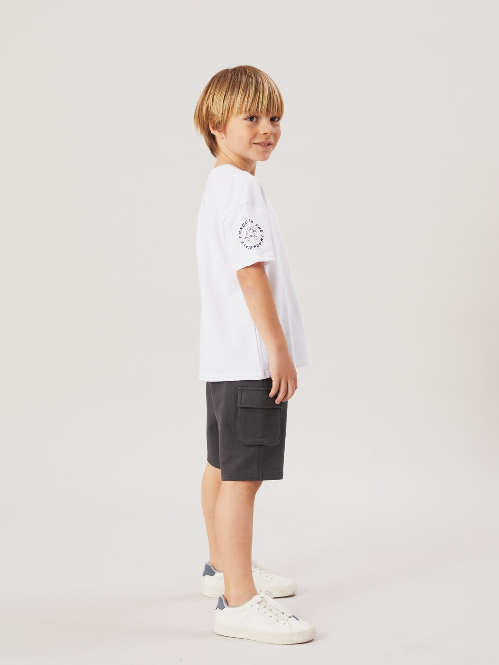 LCW Kids Crew Neck Printed BoyS T-Shirt