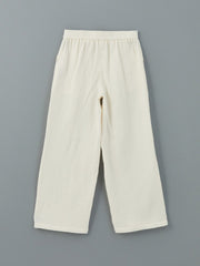 LCW Kids Elastic Waist Muslin Girls Trousers