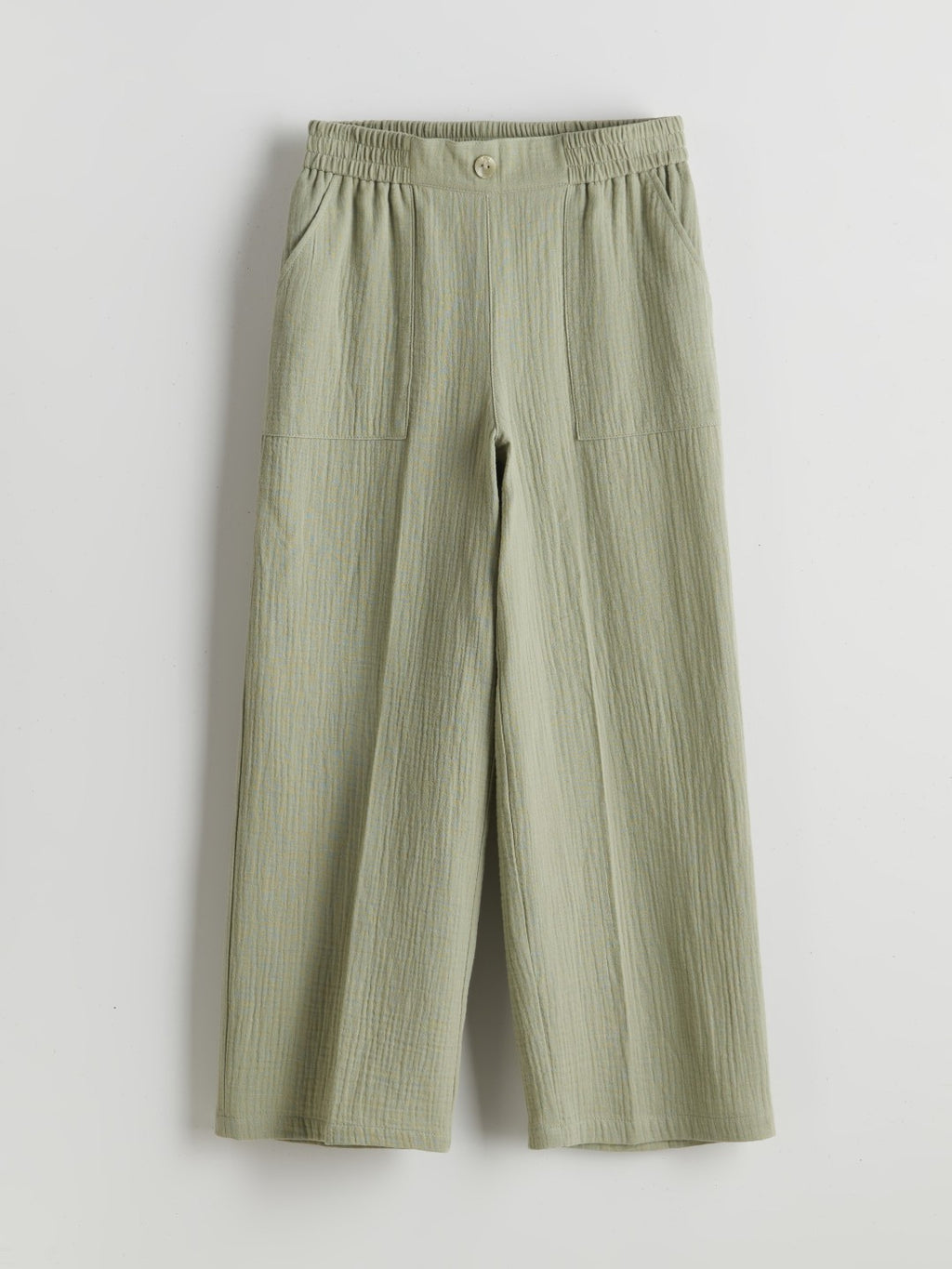 LCW Kids Elastic Waist Muslin Girls Trousers