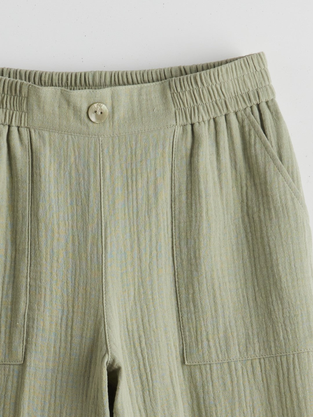 LCW Kids Elastic Waist Muslin Girls Trousers