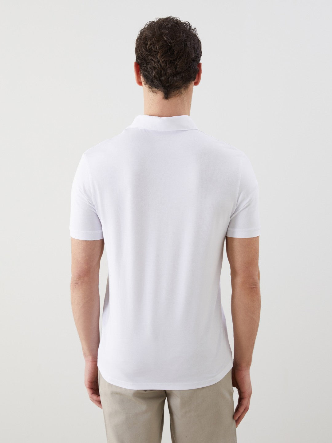 LCW Classic Polo Neck Short Sleeve Men T-Shirt