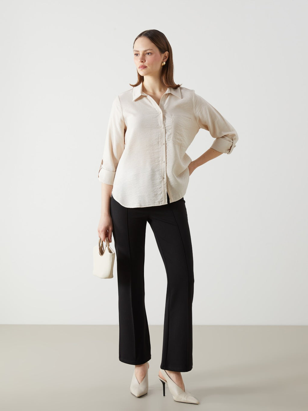 LCW Classic Slim Fit Women Trousers