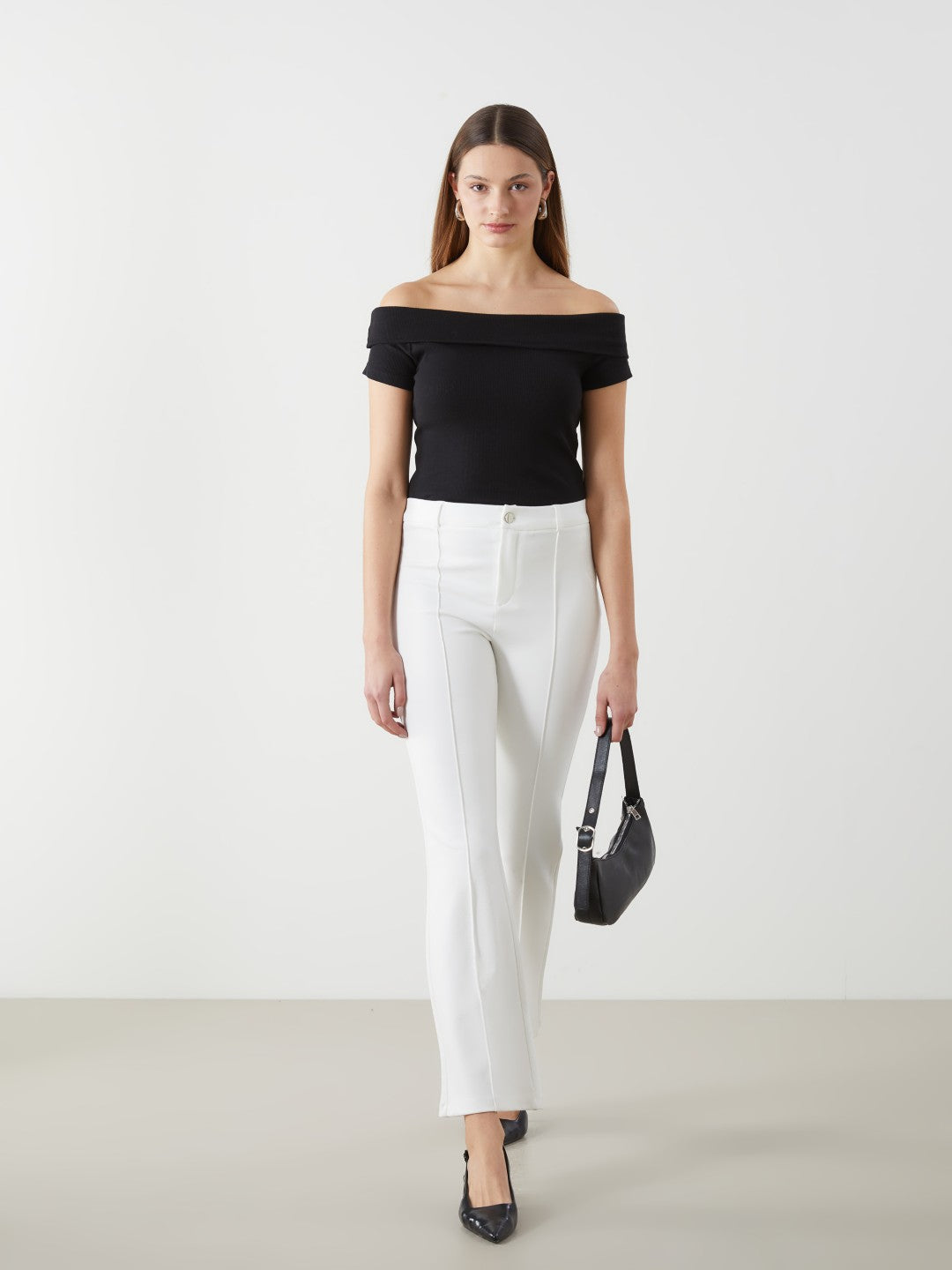 LCW Classic Slim Fit Women Trousers