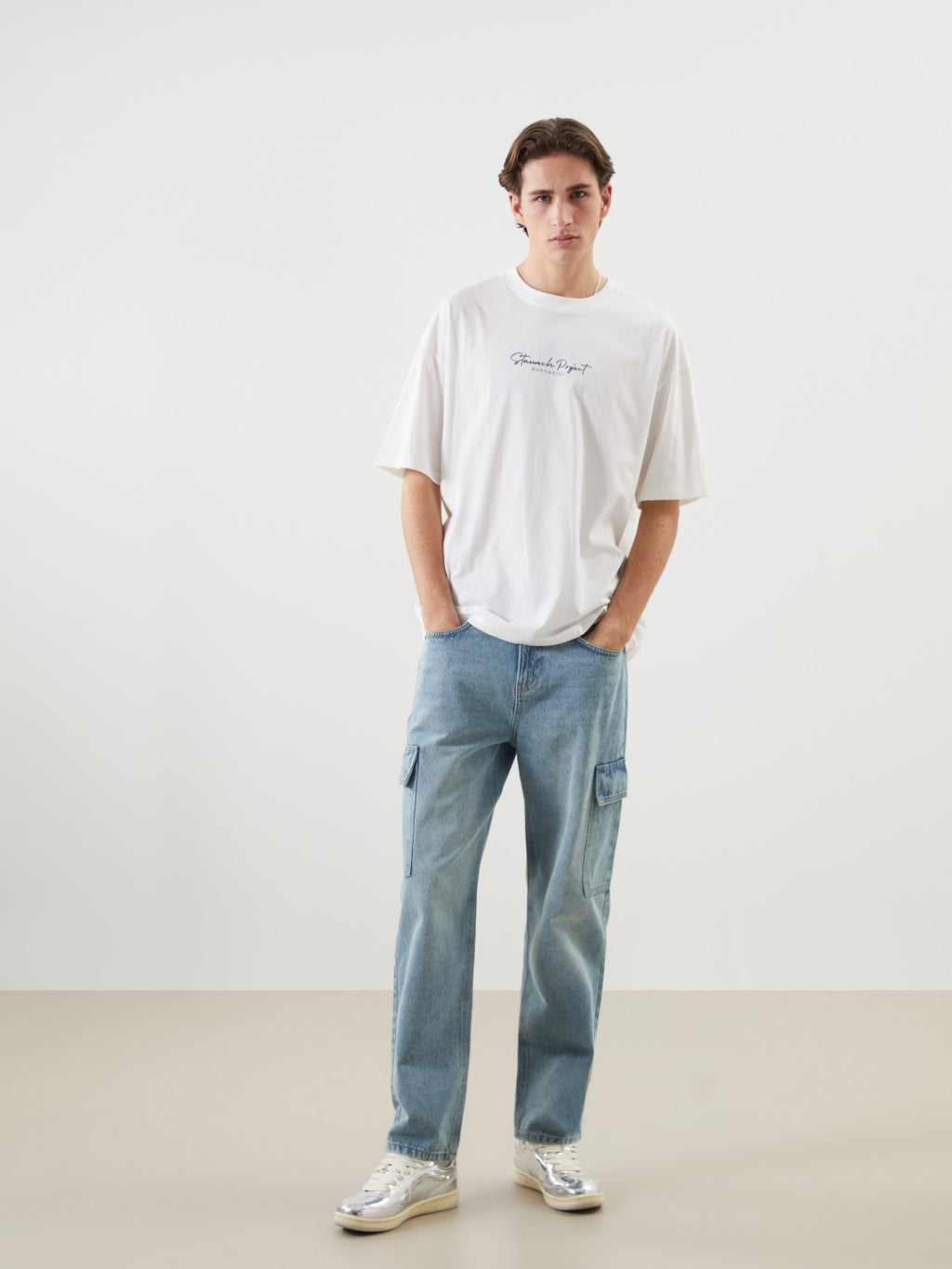 Xside Crew Neck Printed Combed Cotton Men T-Shirt