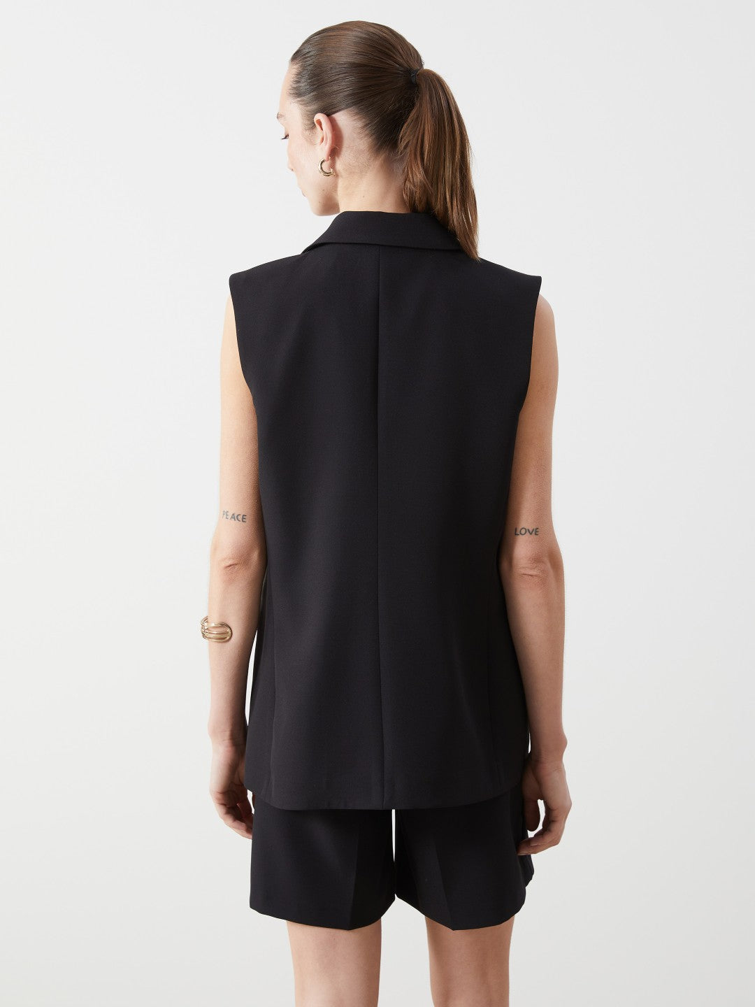 LCW Classic Jacket Collar Women Classic Vest