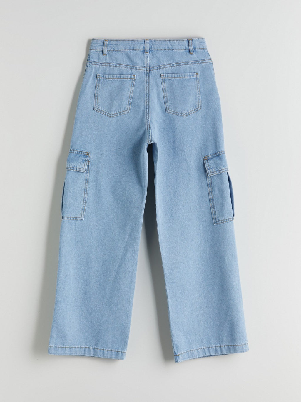 LCW Kids Wideleg Girls Cargo Jeans