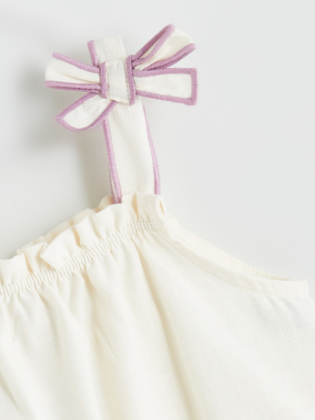 LCW Kids Square Neck Floral GirlS Blouse And Shorts 2-Pack