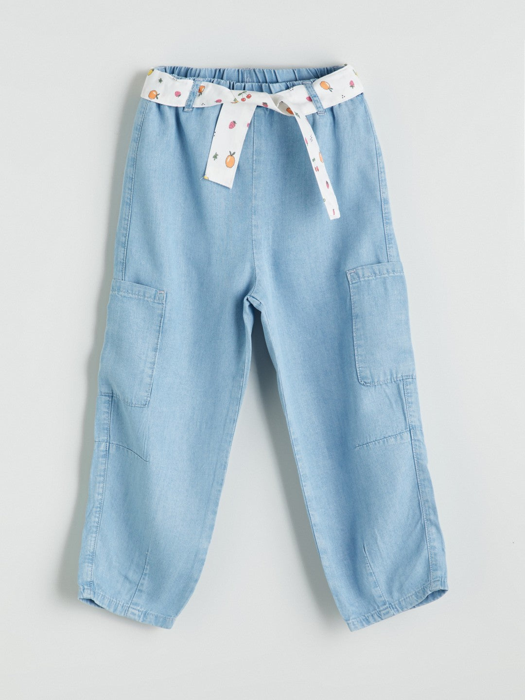 LCW Kids Elastic Waist Girls Balloon Jeans