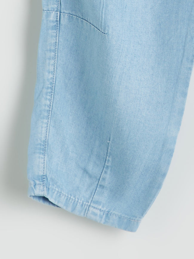 LCW Kids Elastic Waist Girls Balloon Jeans Main Image