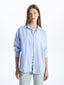 Xside Striped Oversize Poplin Women Shirt