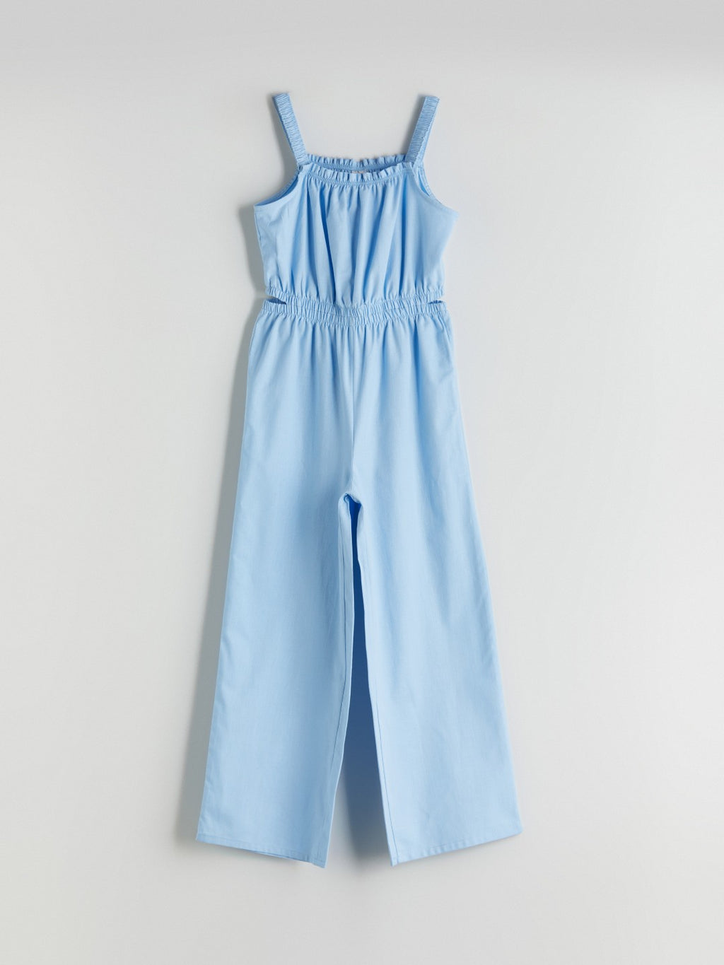 LCW Kids Square Neck Girl Jumpsuit