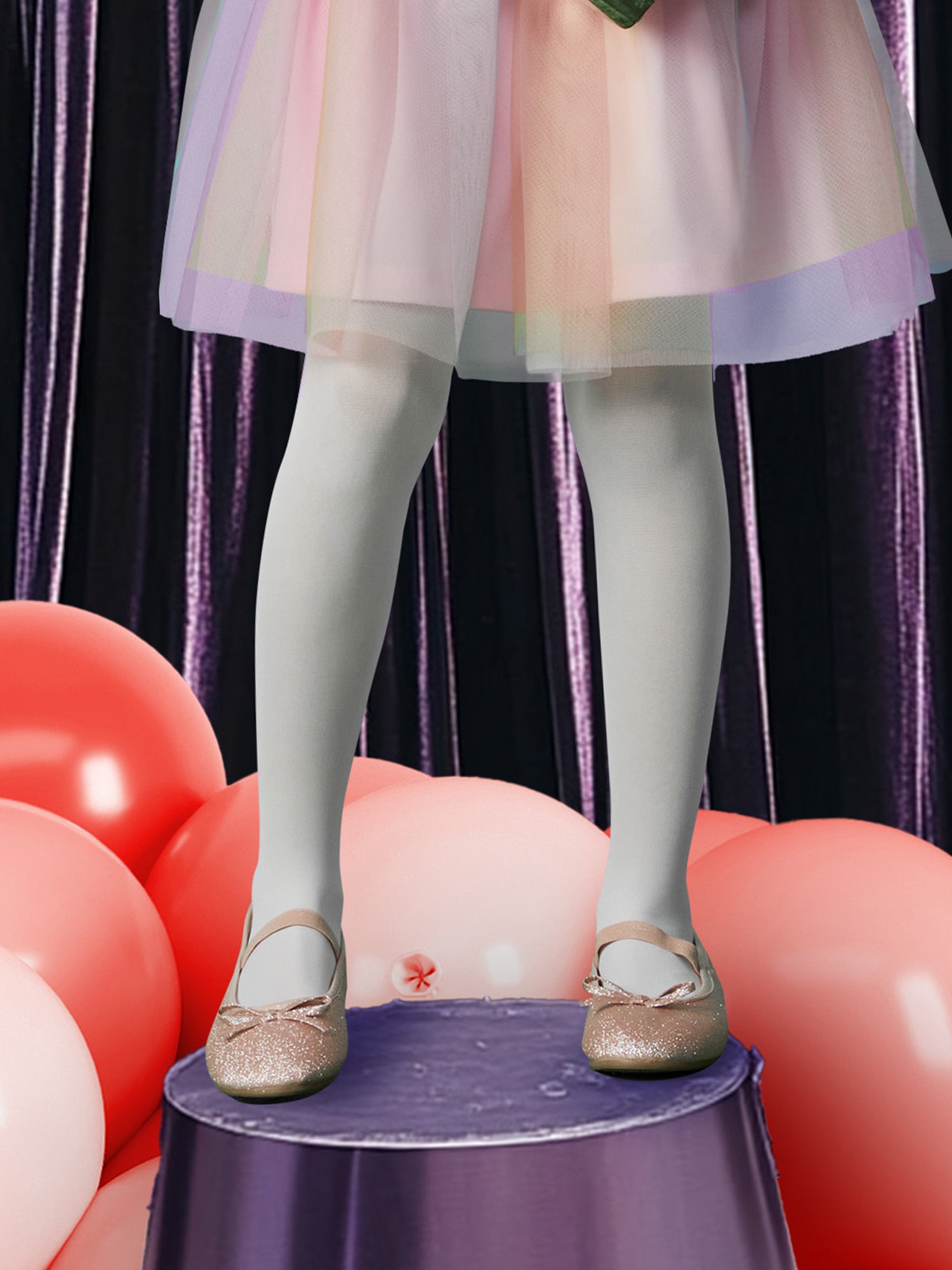 Bow Detailed Girls Ballerinas