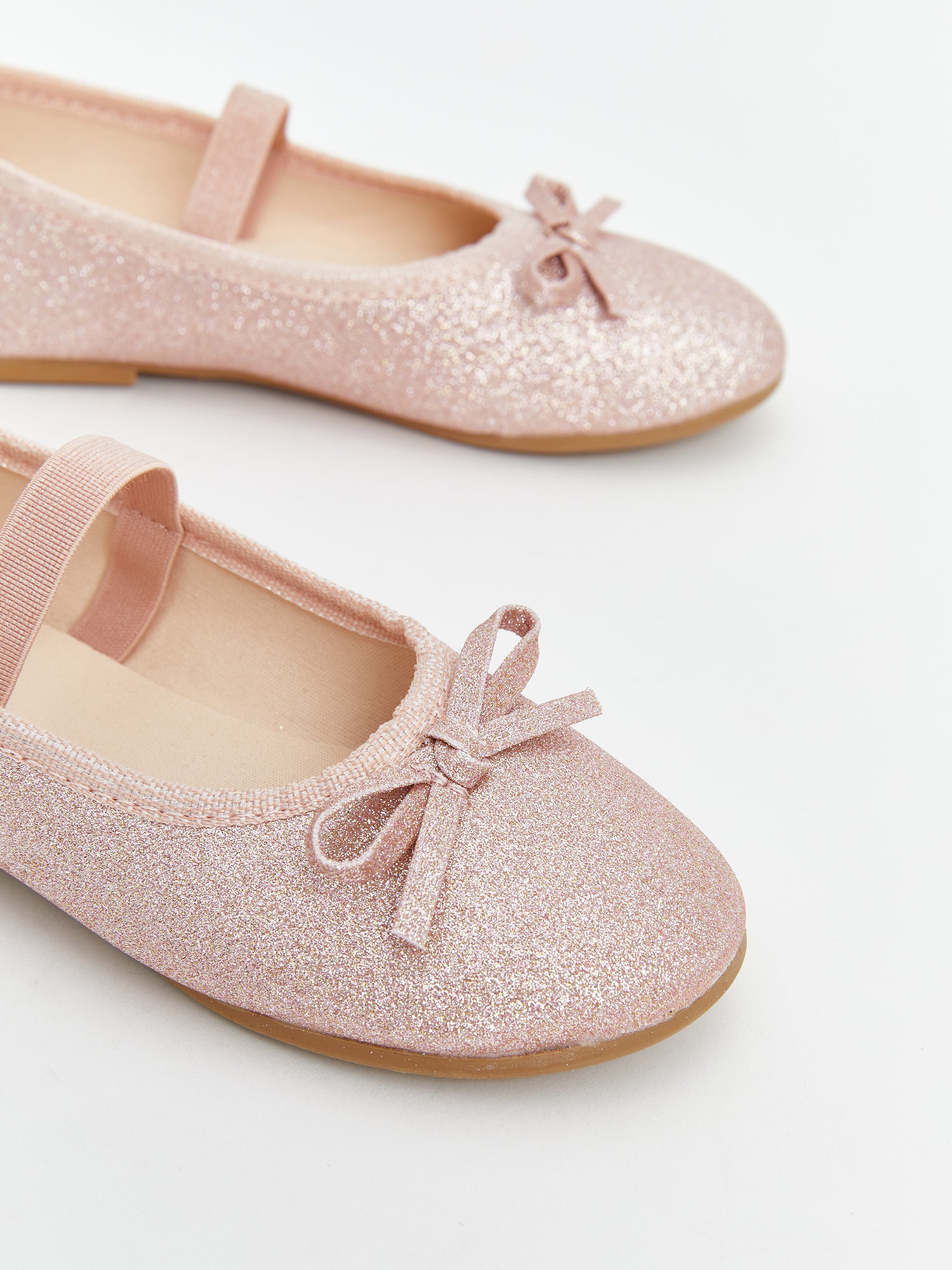 Bow Detailed Girls Ballerinas