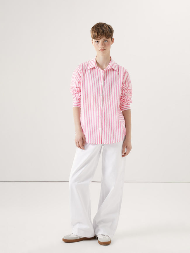 Xside Striped Poplin Women Shirt Main Image