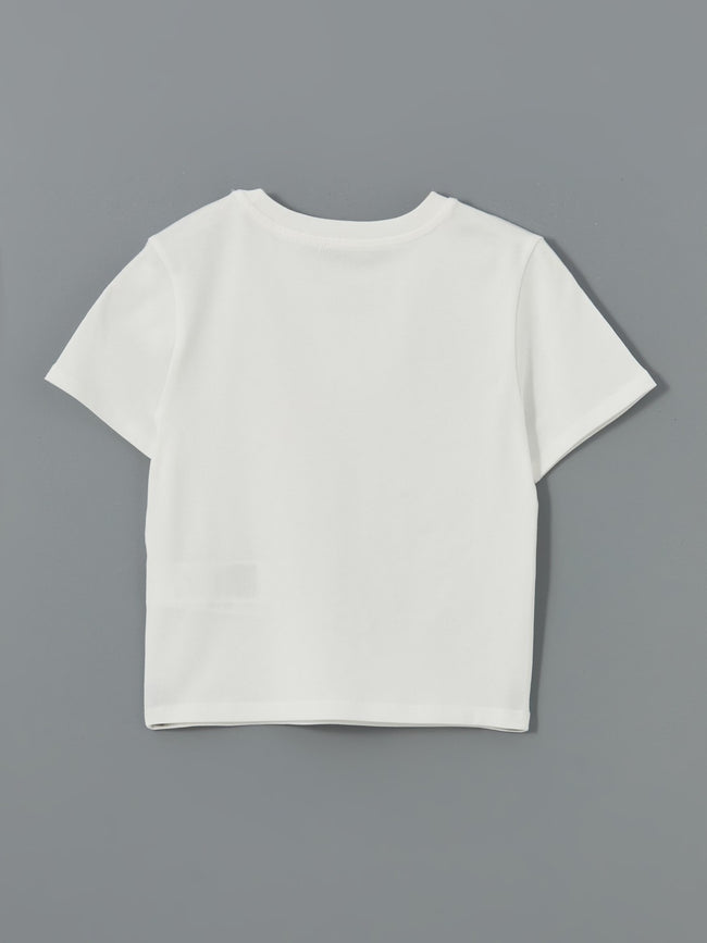 Xside Crew Neck Printed Women T-Shirt Main Image