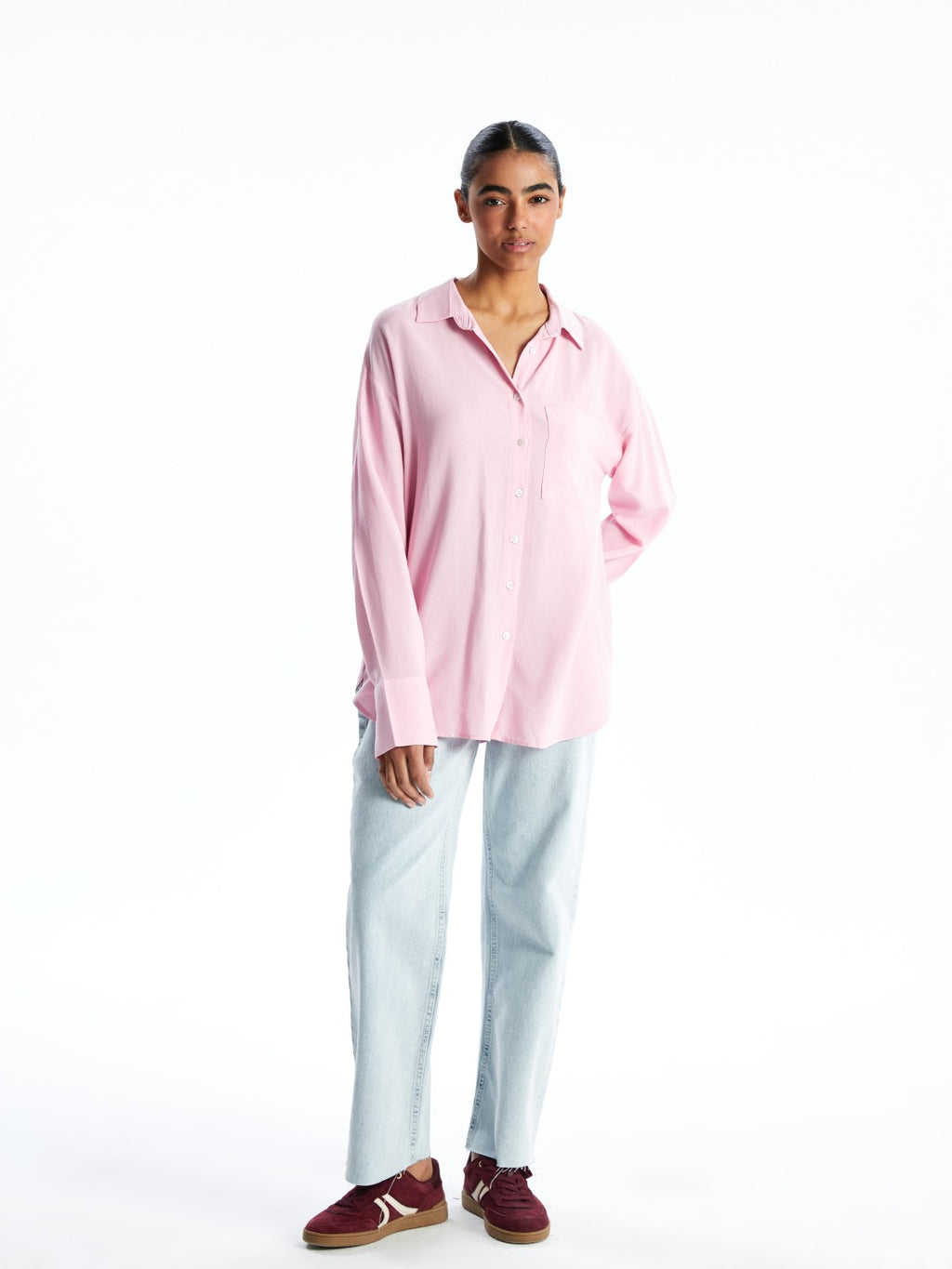 Xside Linen Blend Women Shirt