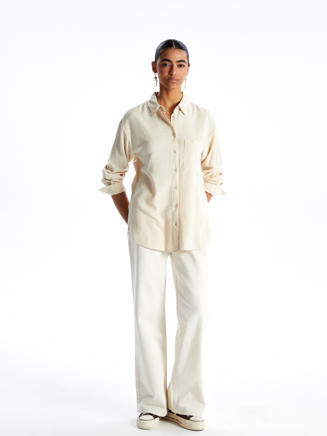 Xside Linen Blend Women Shirt