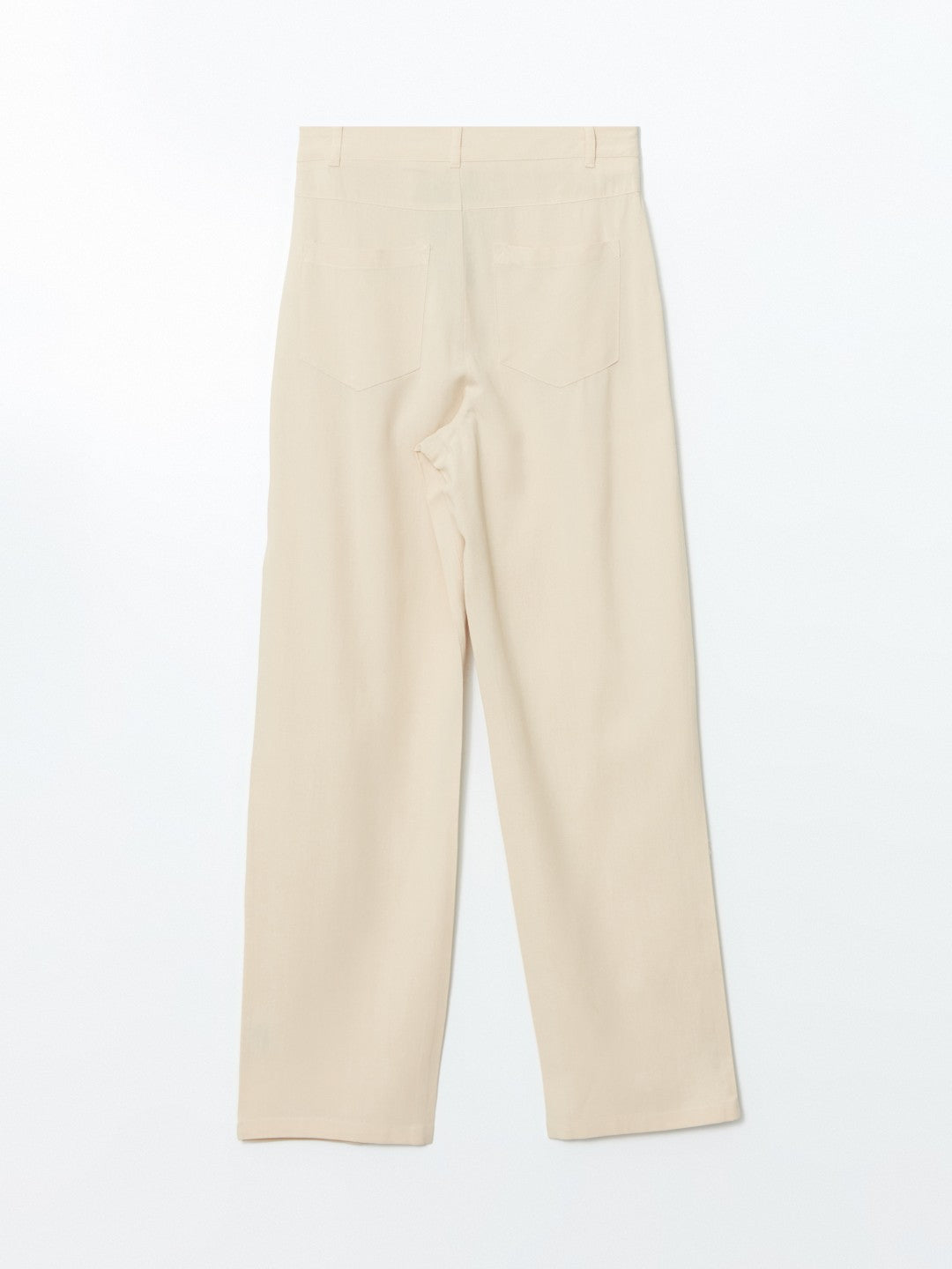 Xside Linen Blend Women Pleated Trousers