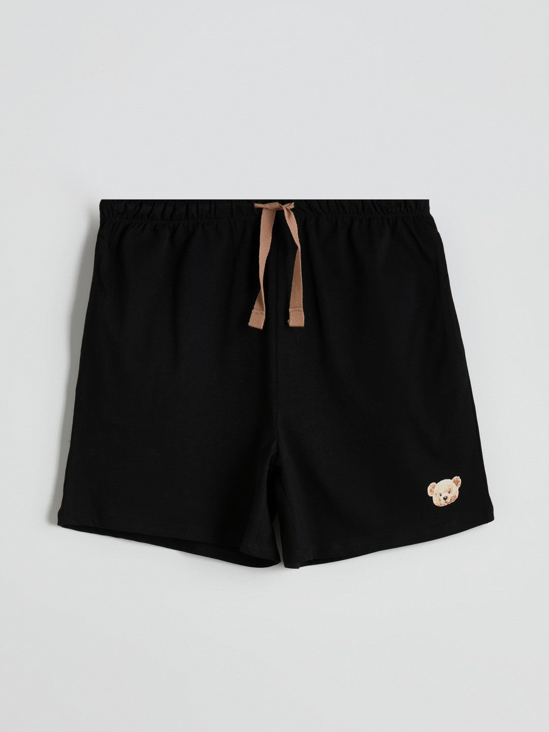 LCW Young Bear Teddy Printed Women Shorts Pajama Bottoms 2-Pack