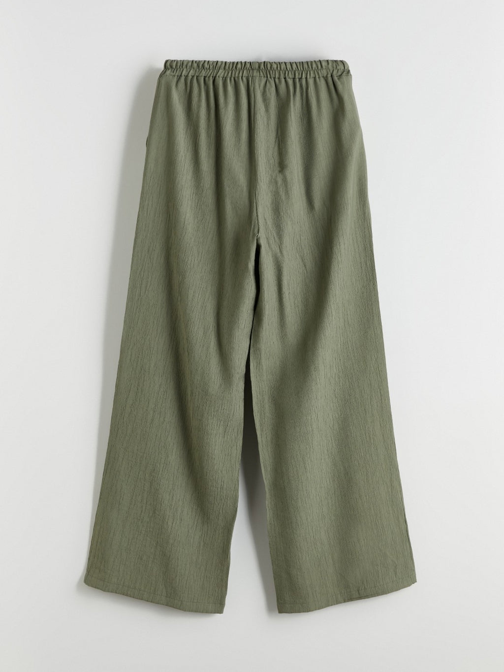 Xside Elastic Waist Wide Leg Women Trousers