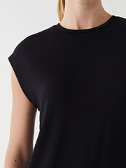 LCW Modest Black Crew Neck Women Tunic