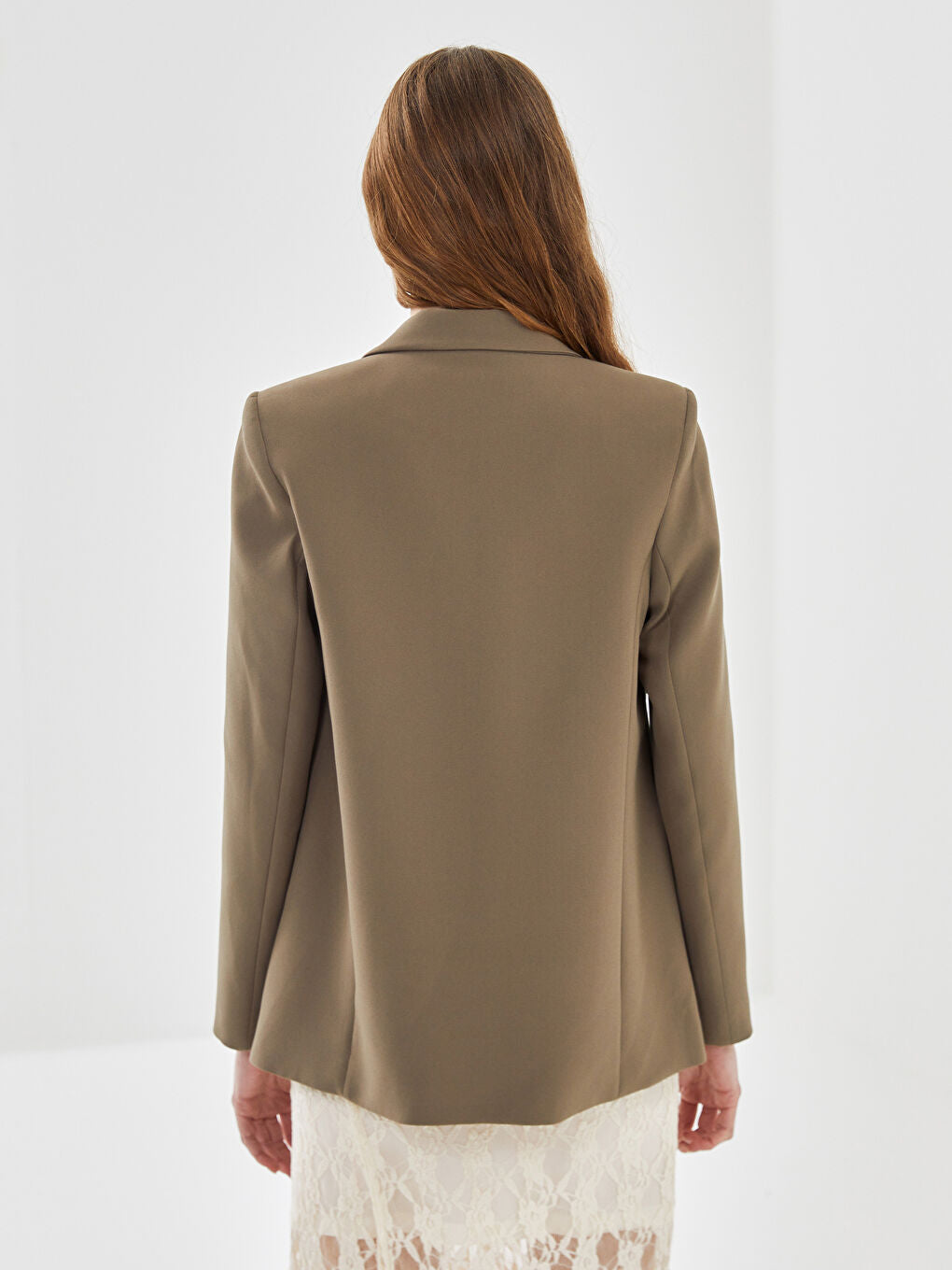 LCW Vision Khaki Women Blazer Jacket