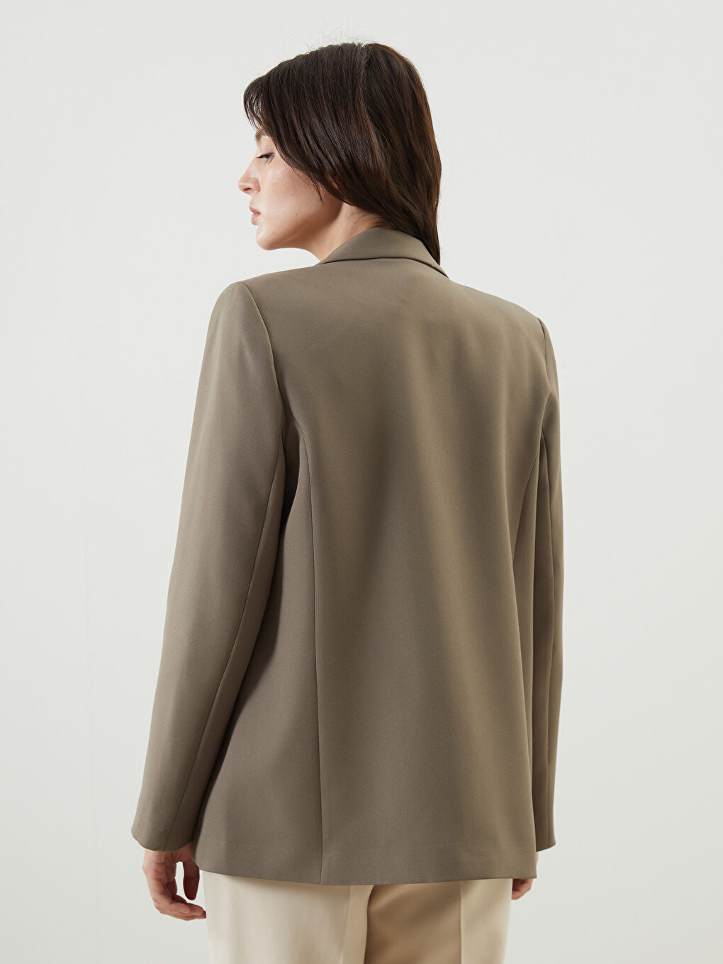 LCW Vision Khaki Women Blazer Jacket
