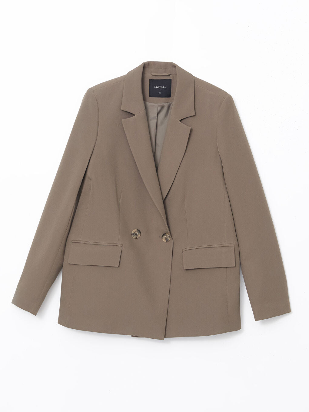 LCW Vision Khaki Women Blazer Jacket