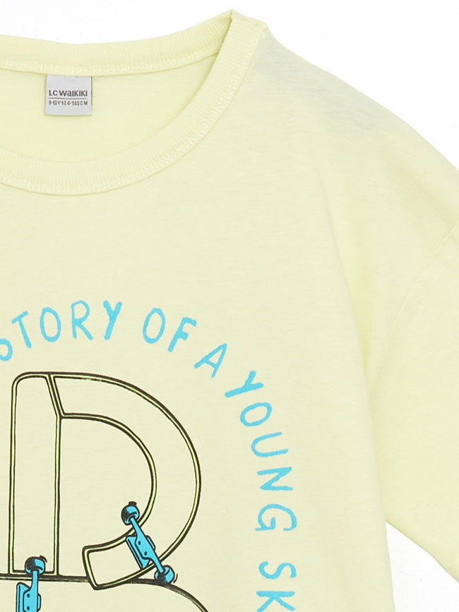 LCW Kids Crew Neck Boy T-Shirt Main Image