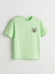 LCW Kids Crew Neck Nostalgic Monkey Printed BoyS T-Shirt