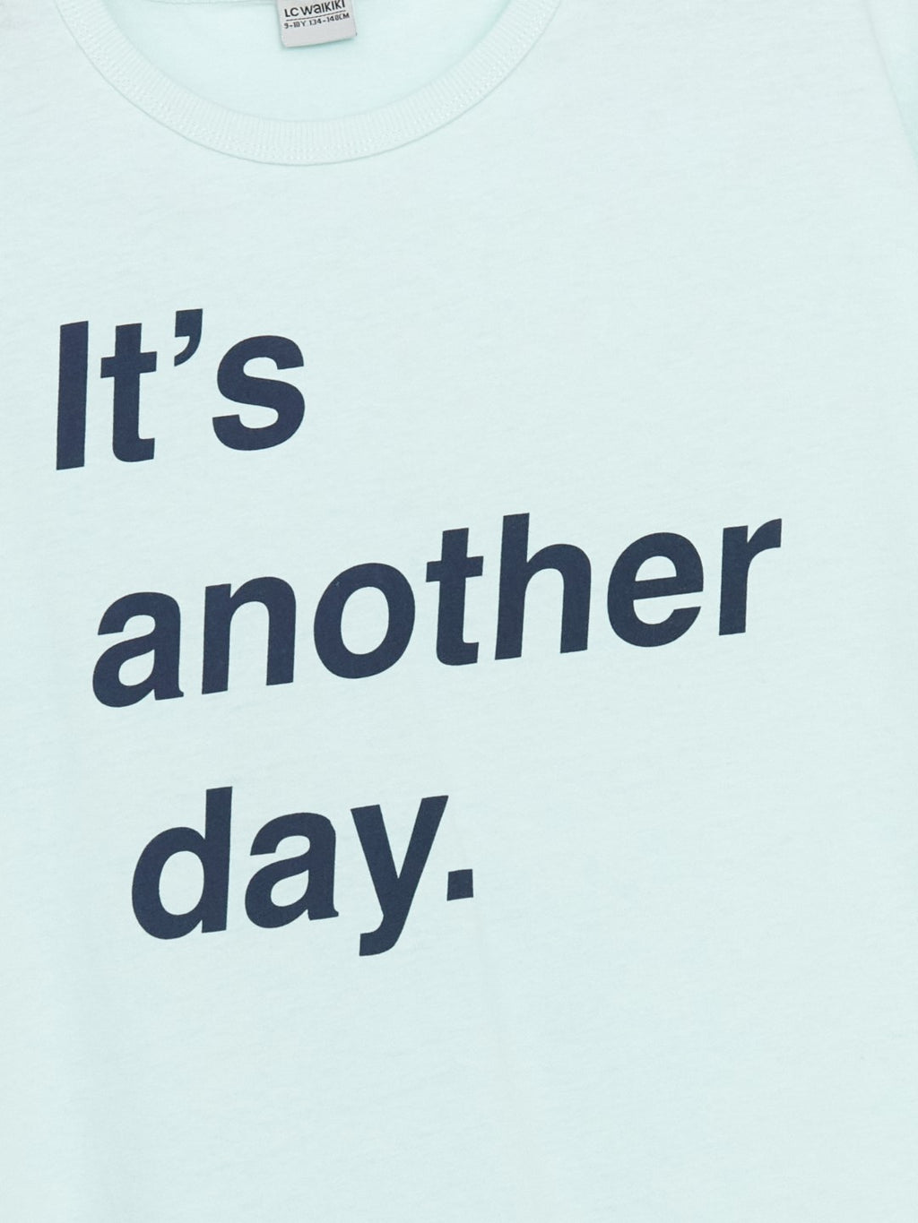 LCW Kids Crew Neck Plain Boy T-Shirt