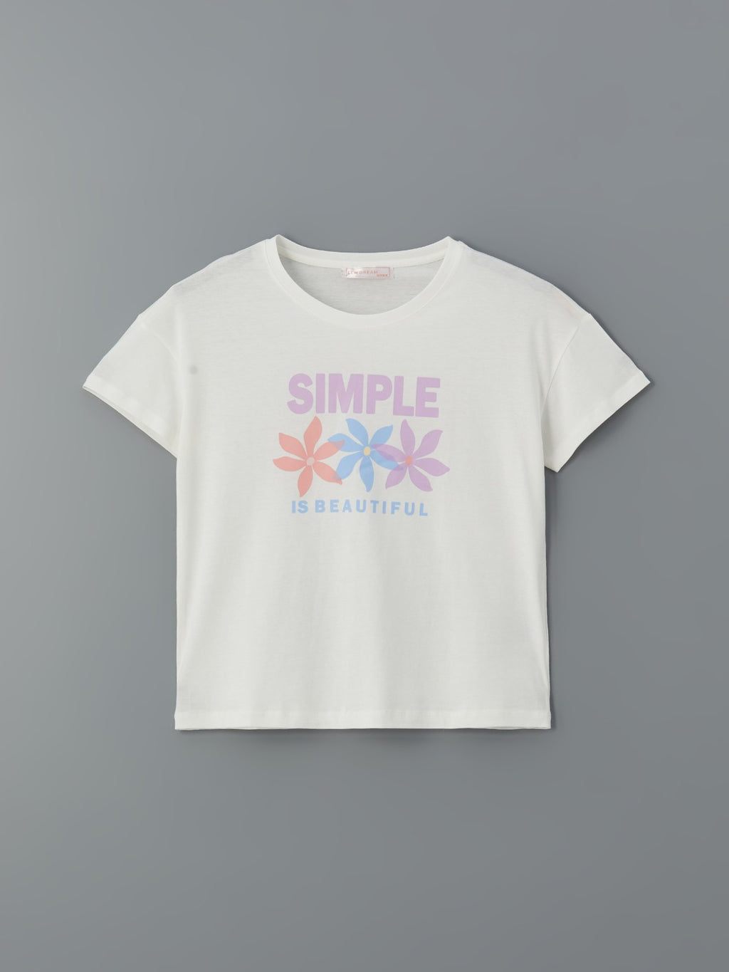 LCW Dream Crew Neck Printed Women Pajama Set