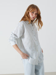 Xside Striped Oversize Women Shirt