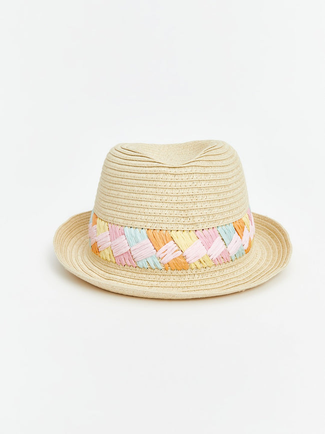 LCW Baby Baby Girl Straw Hat Hover Image