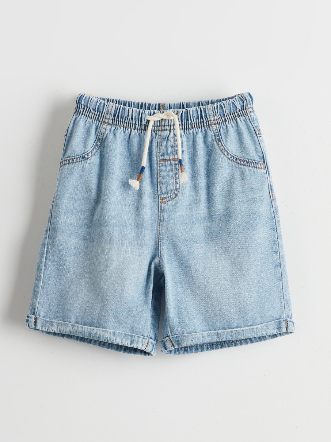 LCW Kids Elastic Waist Boy Jean Shorts