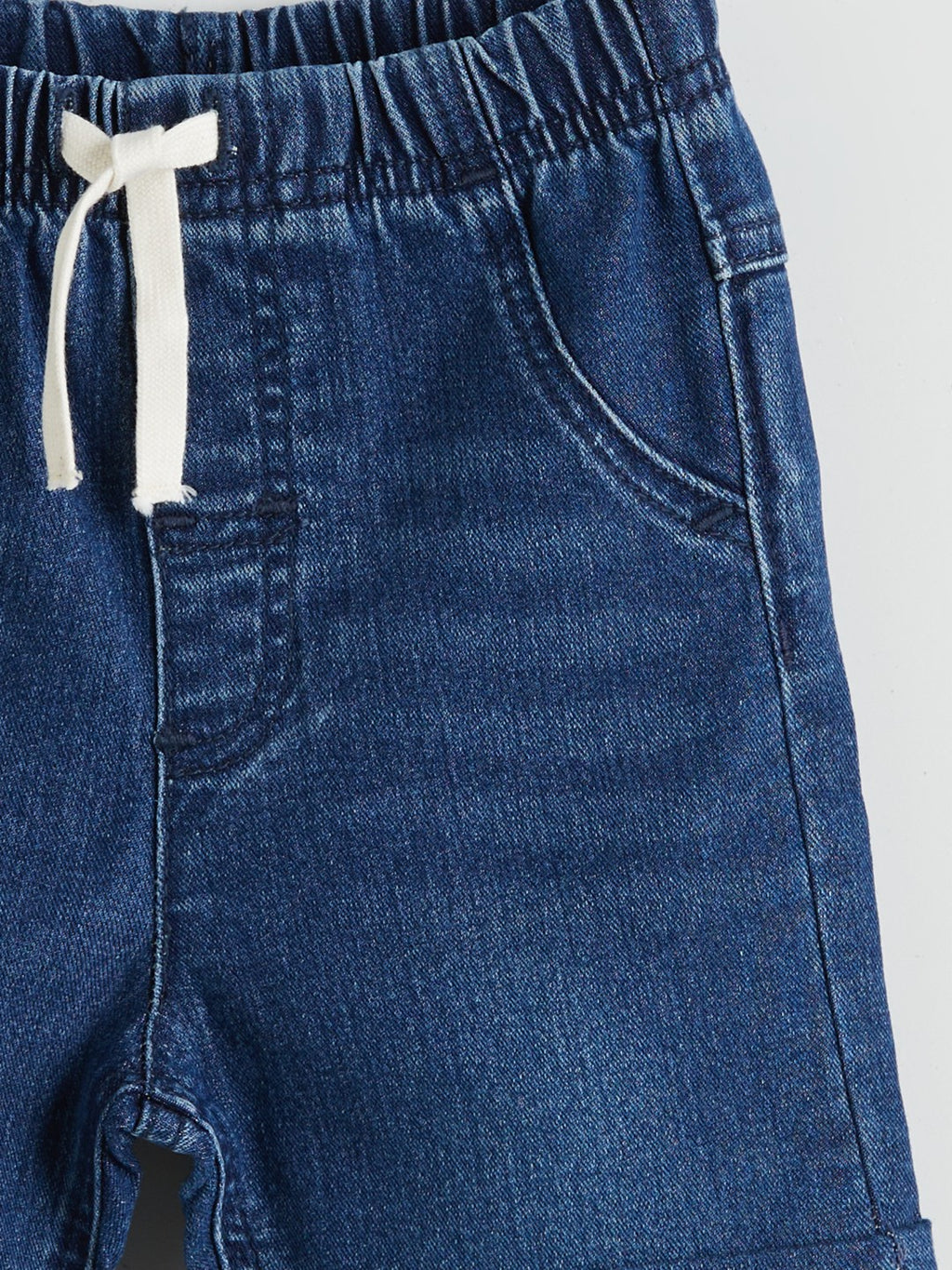 LCW Kids Elastic Waist Boy Jean Shorts