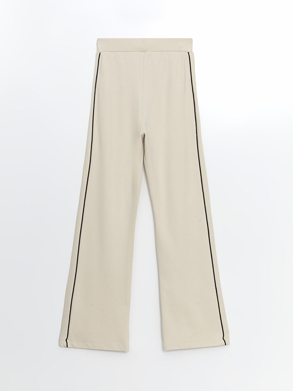 LCW Modest Beige Elastic Waist Women Hijab Sweatpants