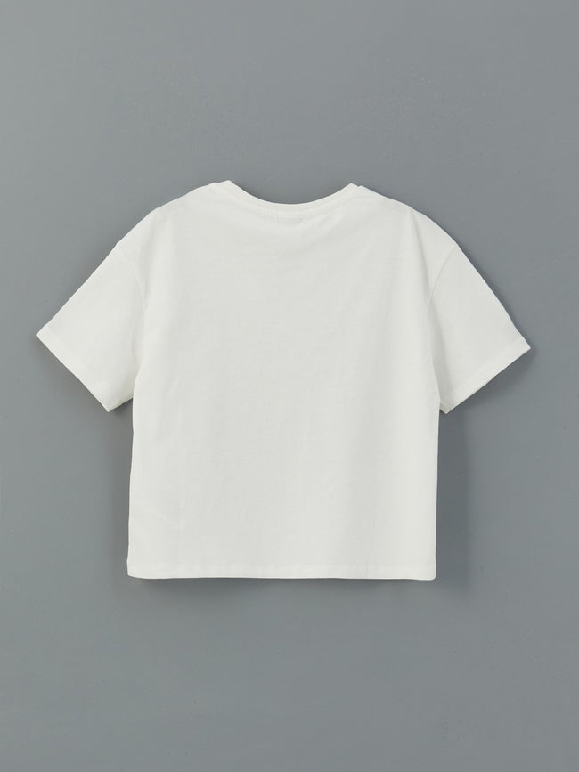 LCW Kids Crew Neck Girls T-Shirt Main Image