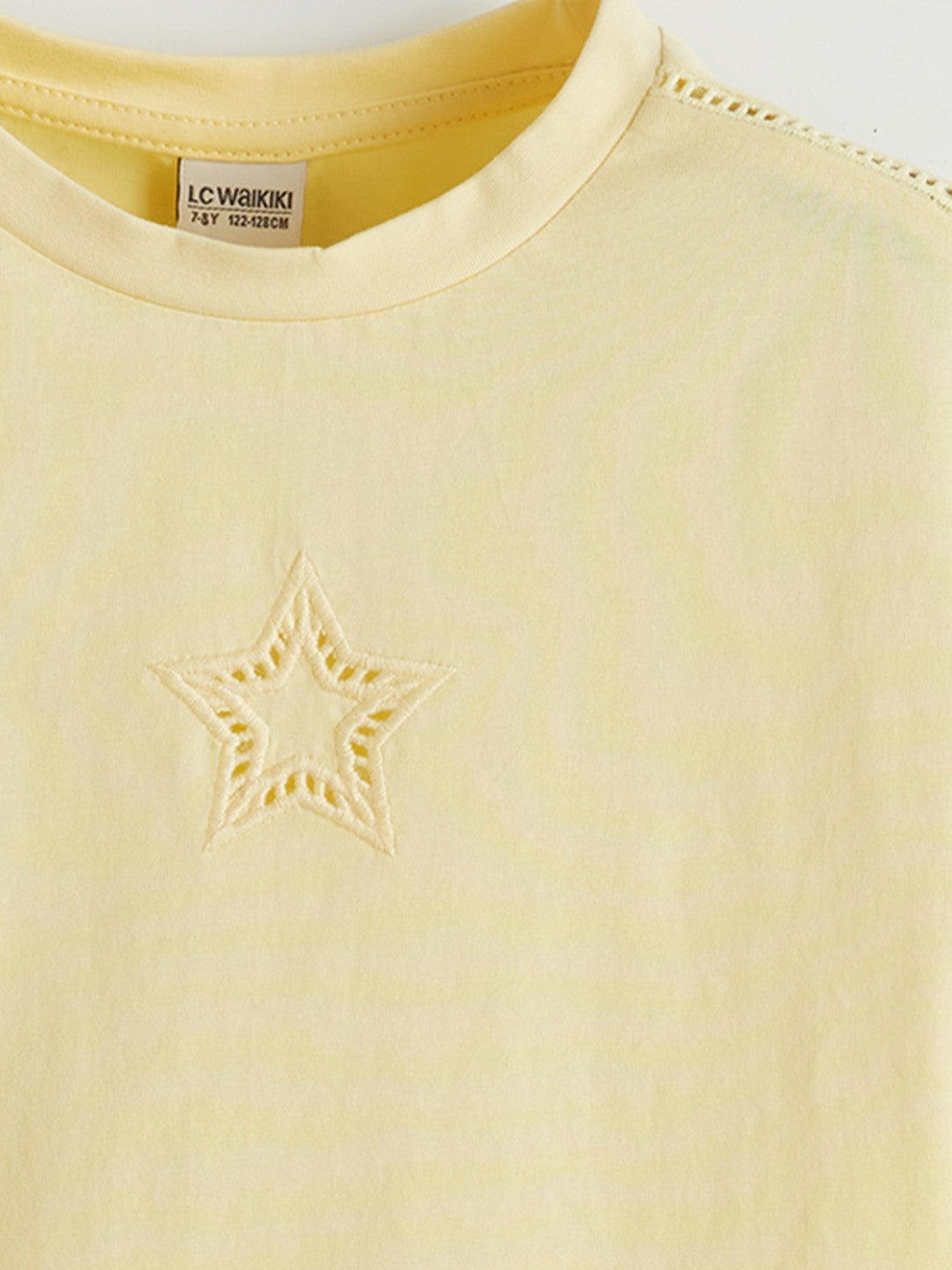 LCW Kids Crew Neck Girls T-Shirt