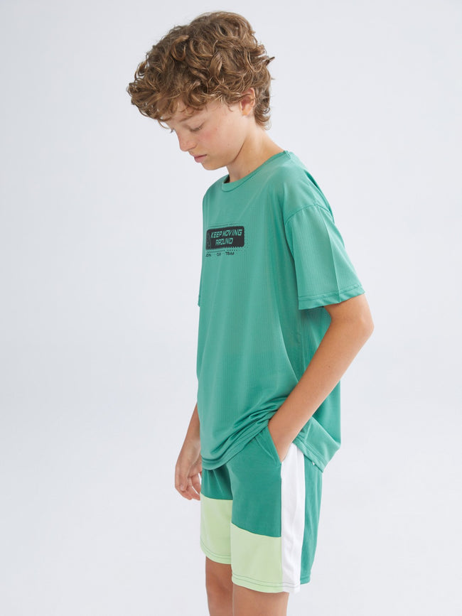 LCW Kids Crew Neck Boys T-Shirt Hover Image
