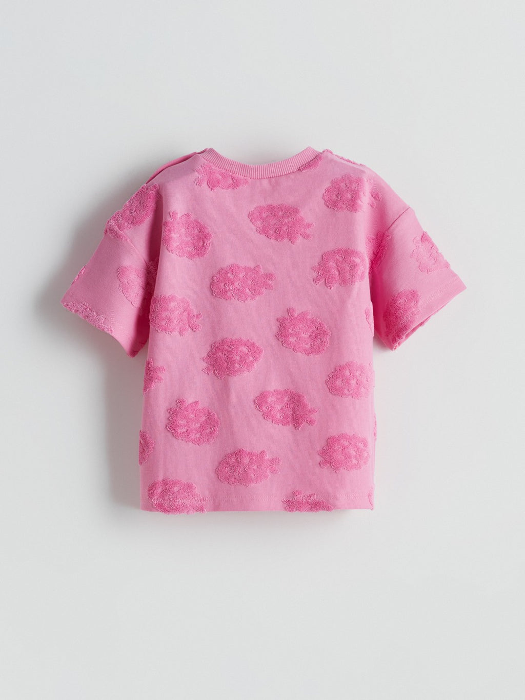 LCW Baby Embossed Printed Baby Girl Blouse And Shorts 2-Pack