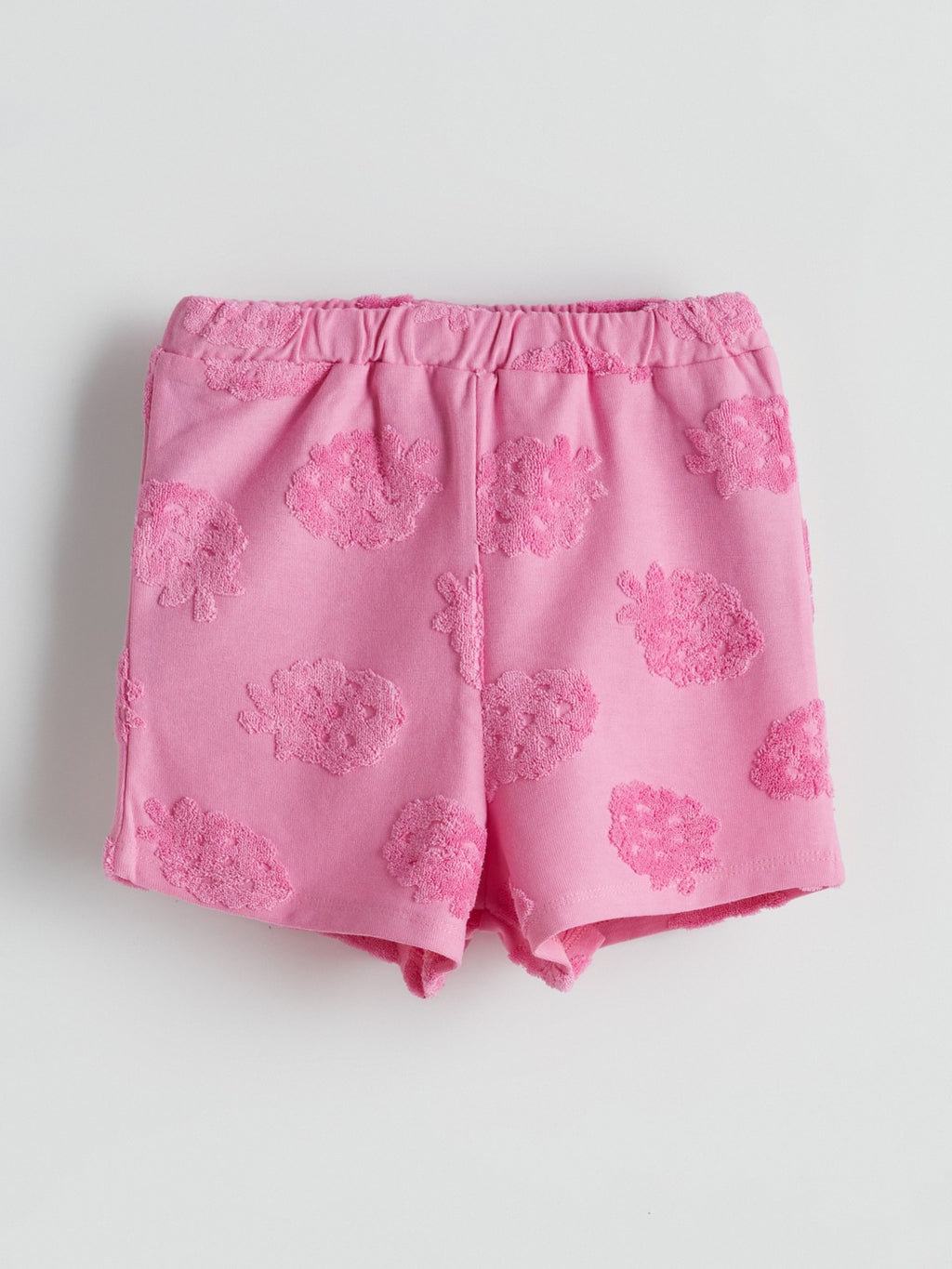 LCW Baby Embossed Printed Baby Girl Blouse And Shorts 2-Pack