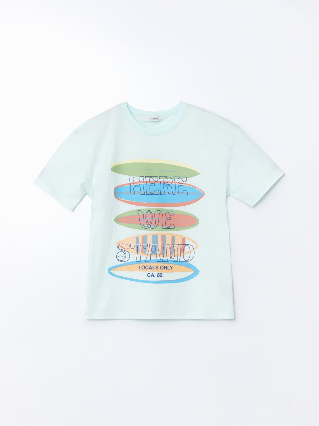 LCW Kids Crew Neck Boy T-Shirt And Shorts