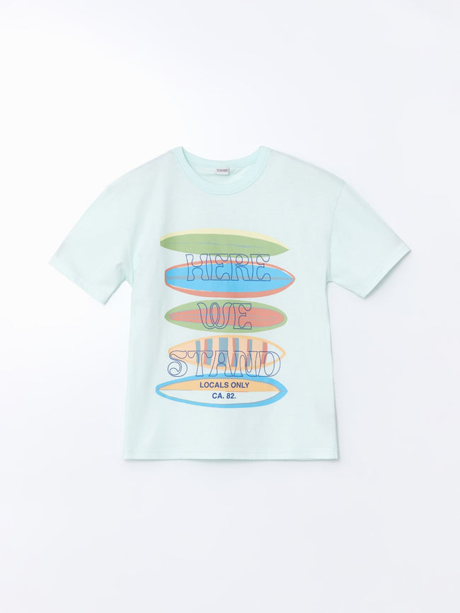 LCW Kids Crew Neck Boy T-Shirt And Shorts Main Image