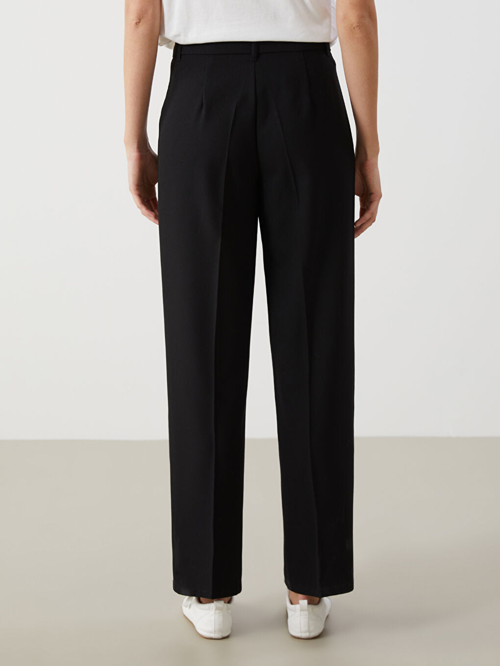 LCW Vision Grey Slim Fit Women Trousers