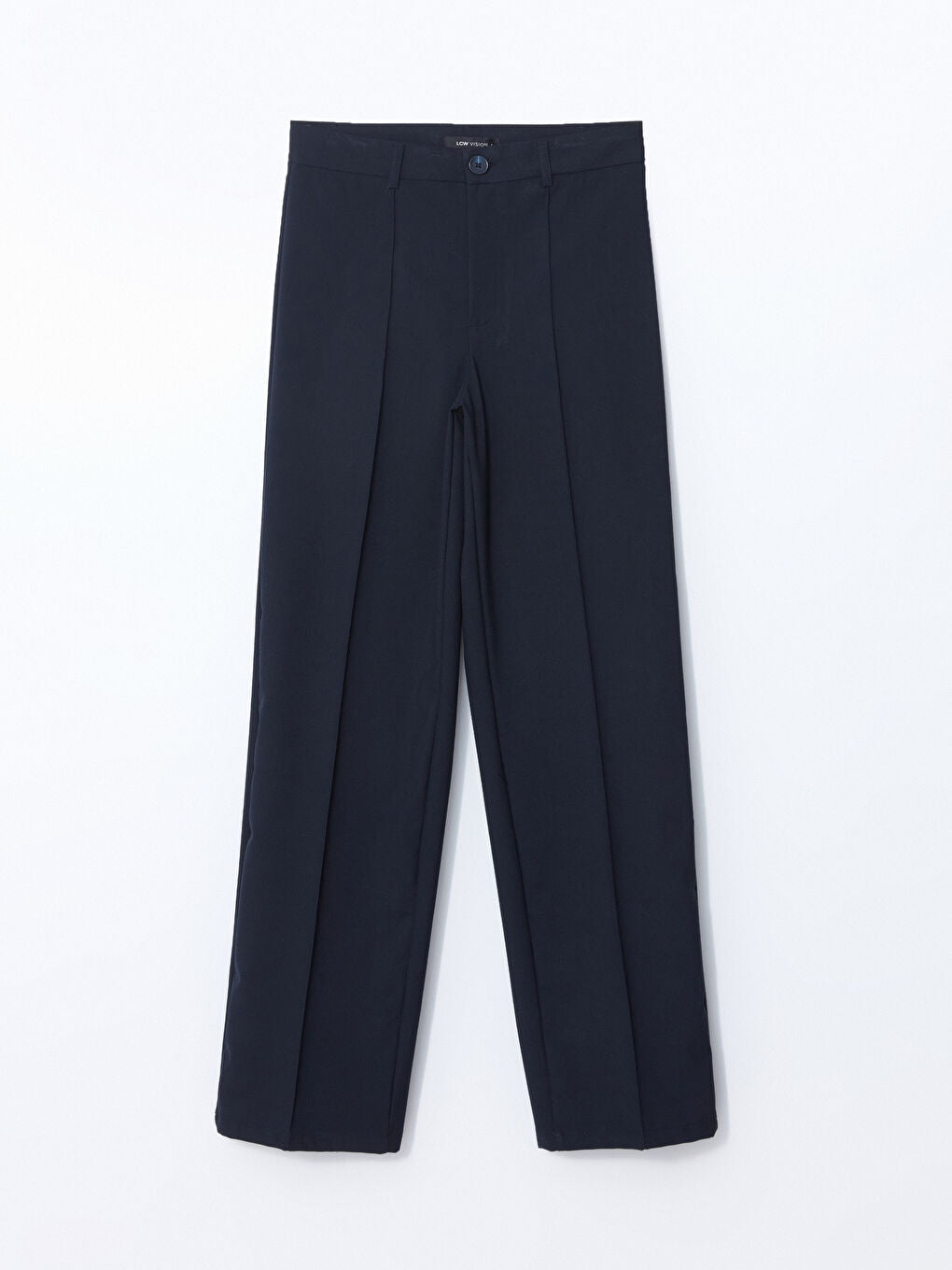LCW Vision Grey Slim Fit Women Trousers