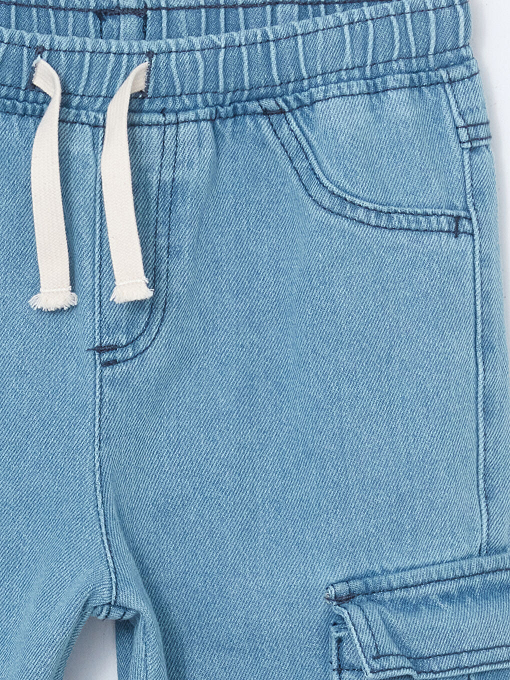 LCW Kids Indigo Elastic Waist Boy Jean Trousers