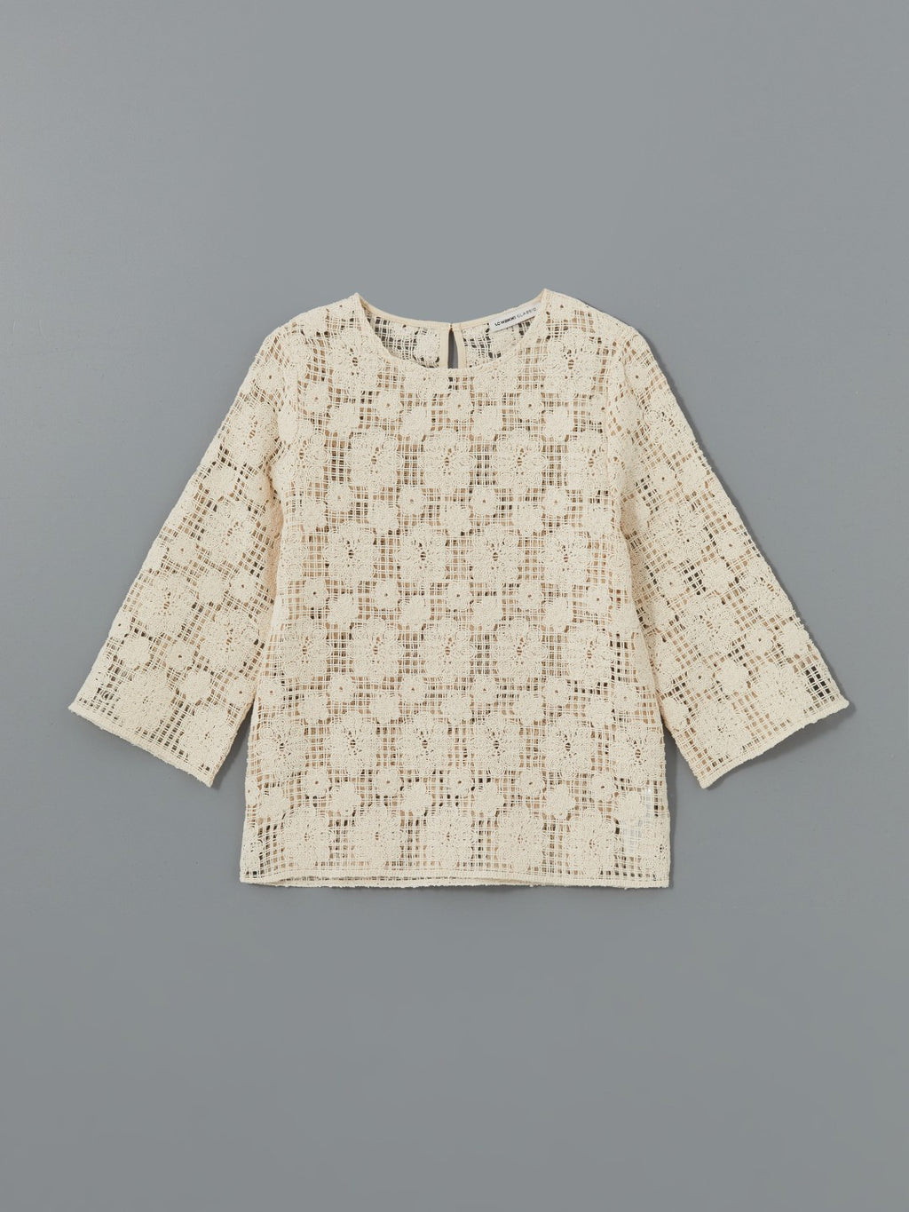 LCW Classic Crew Neck Lace Women Blouse